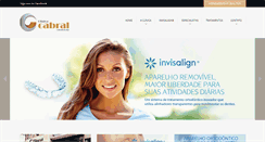 Desktop Screenshot of clinicacabral.com.br